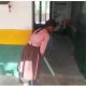 Rae Bareli schoolgirl sweeps floor in school