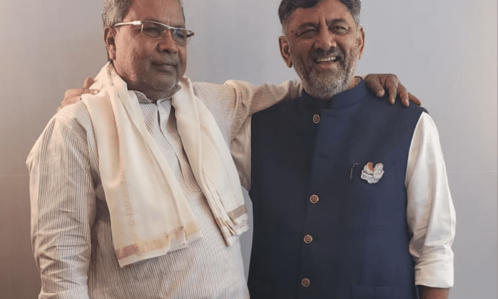 Siddaramaiah and DK Shivakumar