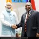 Lunch hosted by PM Narendra Modi during his visit to Papua New Guinea