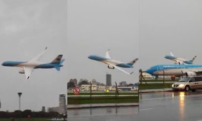 Argentina President’s aircraft pulls off stunt over Buenos Aries airport to prevent crash landing, video viral; watch