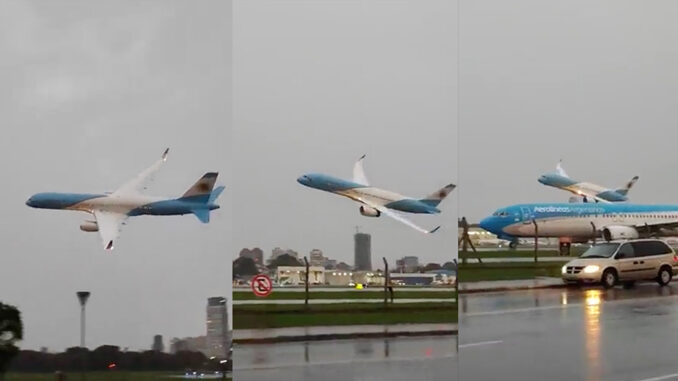 Argentina President’s aircraft pulls off stunt over Buenos Aries airport to prevent crash landing, video viral; watch
