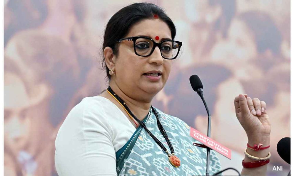 Union Minister Smriti Irani questions Rahul Gandhi’s love for Indian democracy over his boycott of the new Parliament inauguration
