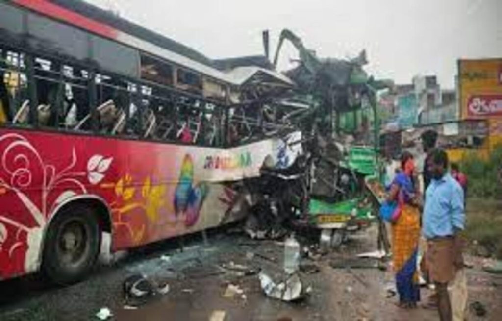 Bus accident in Tamil Nadu