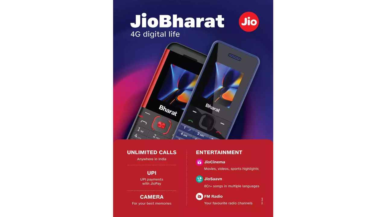 Reliance launches JioBharat Phone –The cheapest internet enabled phone in India priced at Rs 999