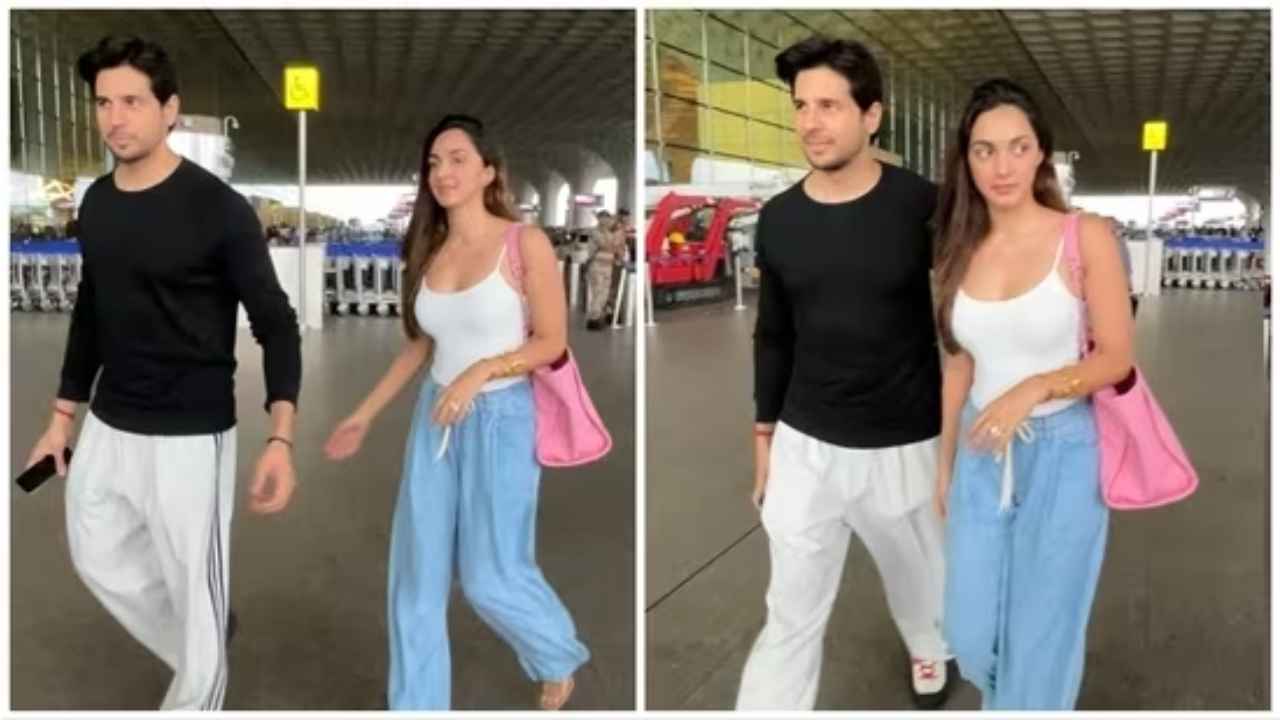 Kiara Advani and Sidharth Malhotra spotted together at the Mumbai airport
