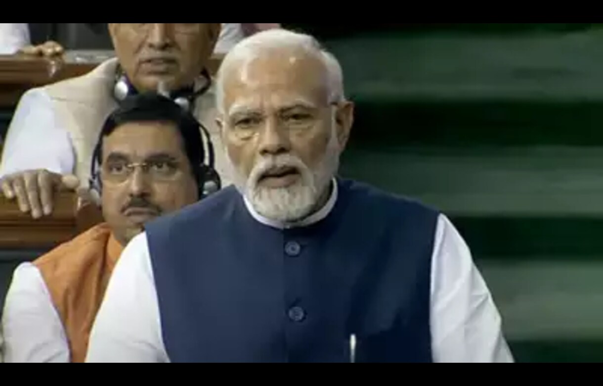 PM Narendra Modi in Lok Sabha