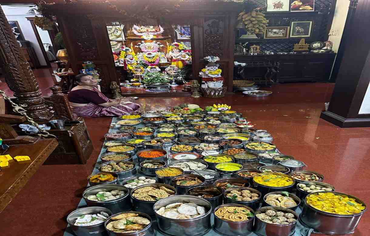 Watch: Woman prepares 88 dishes on Janmashtami, she gets social media praise