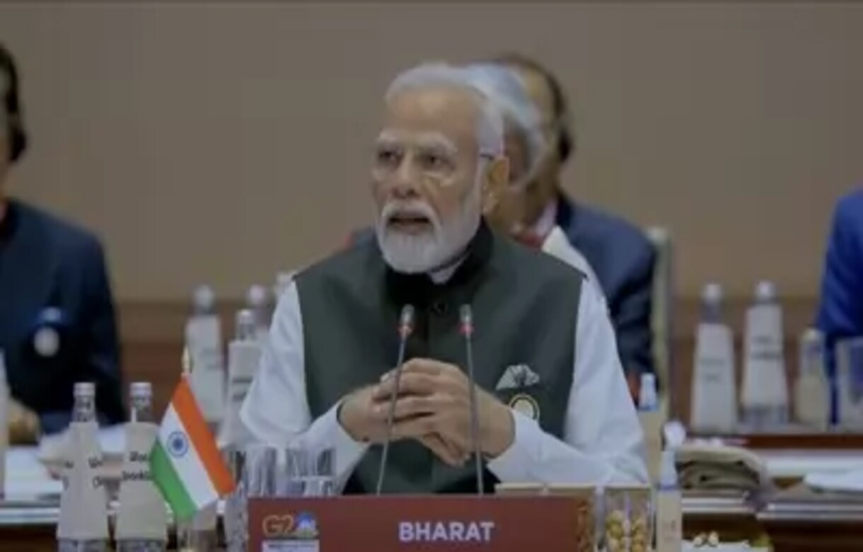 G20 Summit: Country’s name displayed as Bharat as PM Modi begins his inaugural address, African Union becomes permanent member