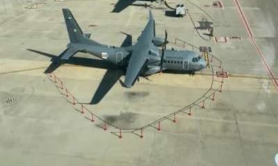 Watch: Indian Air Force gets its first C-295 aircraft from Airbus in Spain