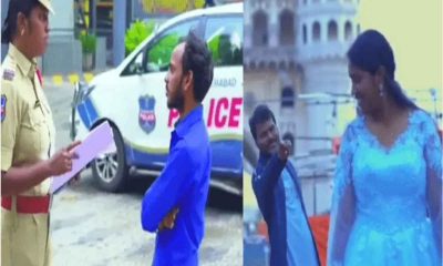 Watch: Pre-wedding shoot of police couple in Hyderabad goes viral on social media