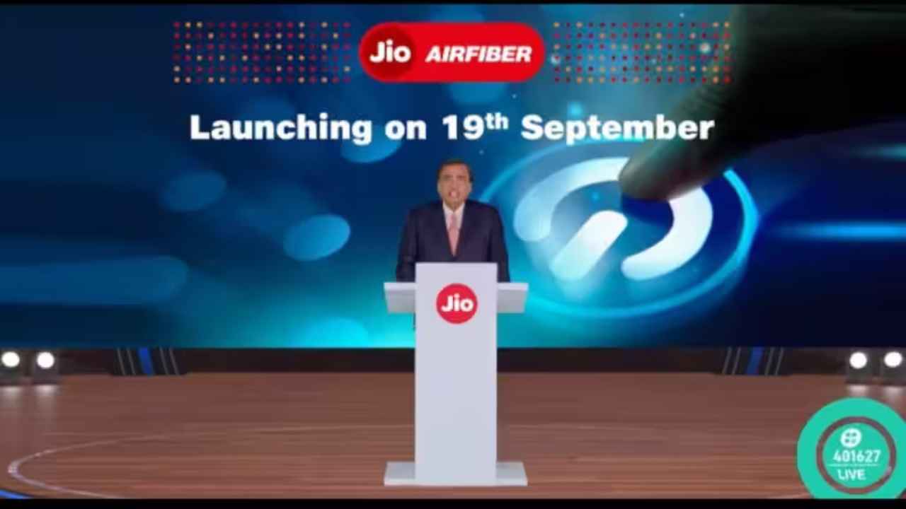 Reliance Jio Air Fiber to be launched today: Checkout features here