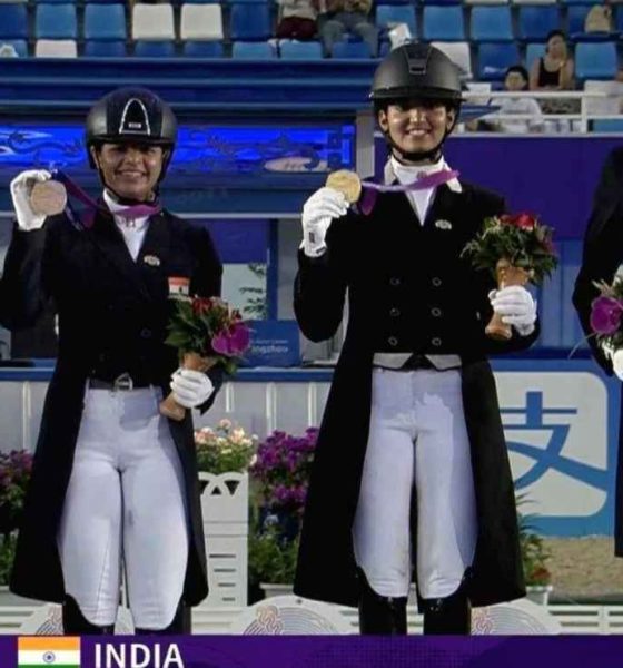 Asian Games 2023: India win gold in dressage team event