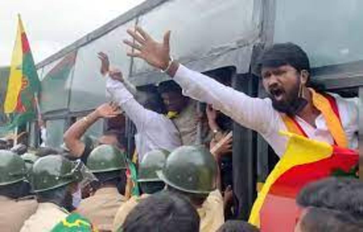 Karnataka Bandh: Pro-Kannada activist Vatal Nagaraj detained by Town Hall Police during protest