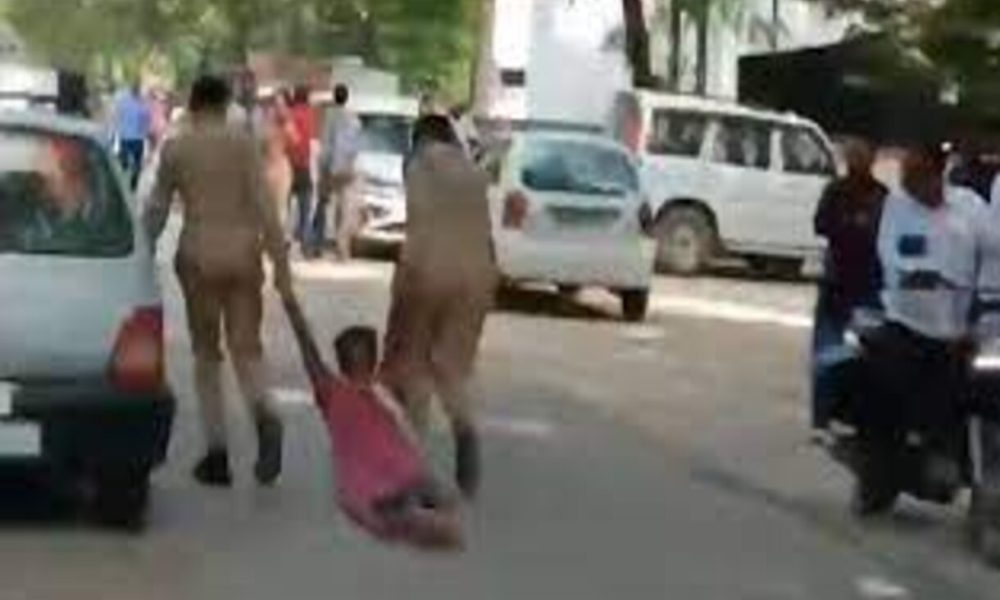 Uttar Pradesh: Differently abled woman dragged on road by police constables in Hardoi, investigation underway