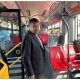 Watch: Nitin Gadkari takes a test drive on hydrogen bus in Prague
