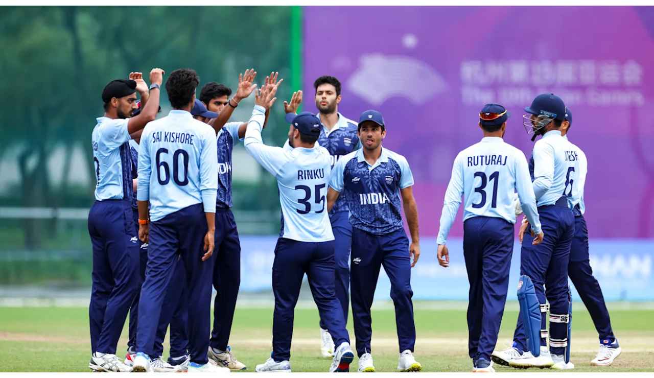 Asian Games 2023: Indian men win gold medal due to better T20 rankings after final against Afghanistan gets disrupted due to rain