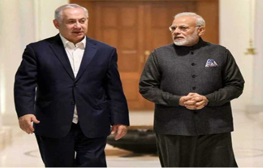 PM Modi with Benjamin Netanyahu