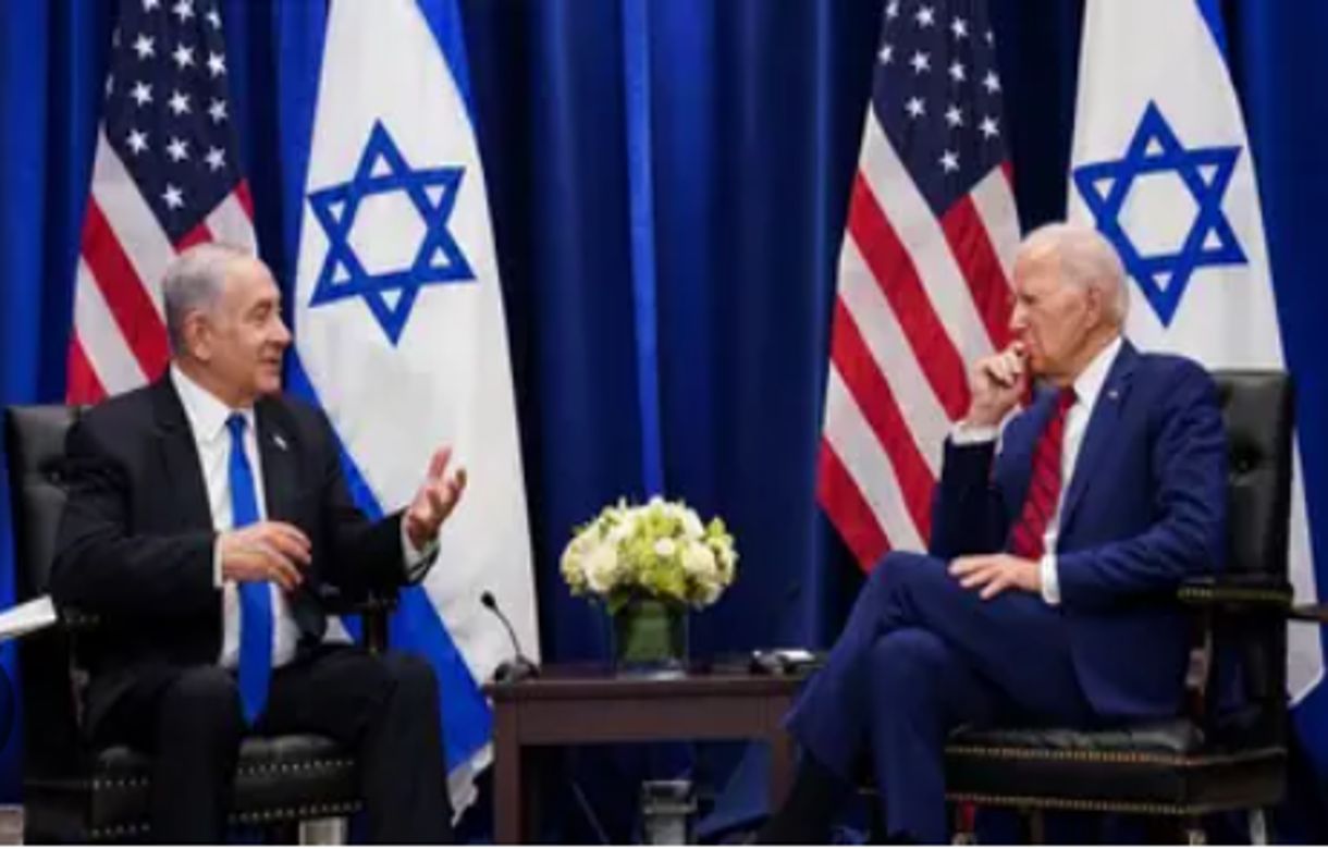 US President Joe Biden meets Israeli PM Benjamin Netanyahu