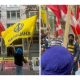 SFJ supporters raise anti-India slogans outside Indian consulate in Vancouver