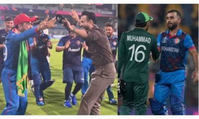 Watch: Irfan Pathan dances with Rashid Khan on field after Afghanistan’s historic victory against Pakistan, video goes viral