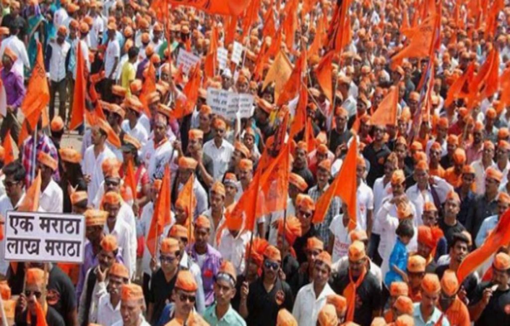 Maratha Reservation Bill protestors
