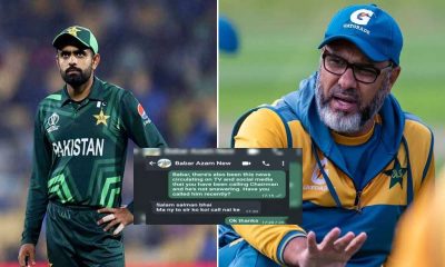 Pakistan captain Babar Azam chat leak