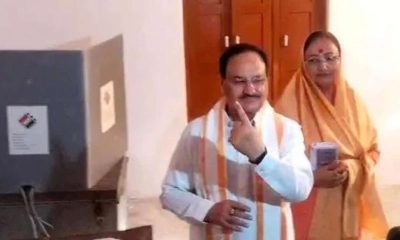 BJP chief JP Nadda says he voted to make country stronger, self-reliant