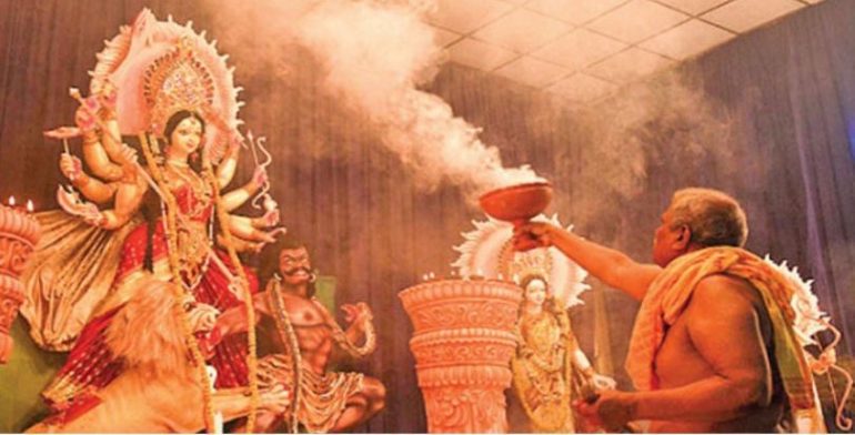 Navratri 2021 : नवरात्री की हुई शुरुआत, आज मां दुर्गा के पहले स्वरूप शैलपुत्री की हो रही है पूजा 2 assam 770x392 1