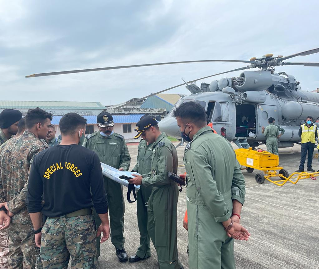 indian air force reached for rescue operations