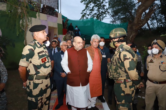 Amit Shah in Kashmir:तस्वीरों में देखें अमित शाह का कश्मीर दौरा 3 9