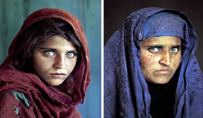 Afghan 'Green Eyed Girl'